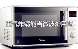 空气炸锅能当微波炉用吗