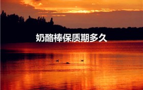 奶酪棒保质期多久（伊利奶酪棒保质期多久）