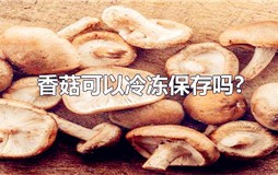 香菇可以冷冻保存吗-