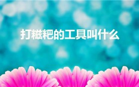 打糍粑的工具叫什么（糍粑制作工具名字是什么？）