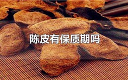 陈皮有保质期吗