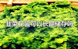 韭菜花酱能保存多长时间？韭菜花酱能不能长期储存吗