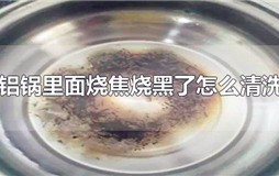 铝锅里面烧焦烧黑了怎么清洗