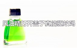 风油精可以驱蚊子么 风油精打开盖子真能驱蚊吗