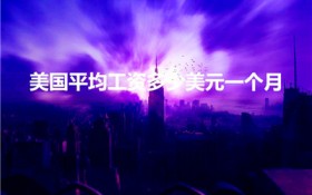 美国平均工资多少美元一个月（美国现在平均工资多少）