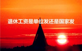 退休工资是单位发还是国家发（退休金是单位发还是国家发）图1