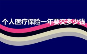 个人医疗保险一年要交多少钱（居民个人医保一年交多少钱）图1