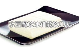 水豆腐放冰箱能放几天