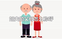 姐夫的父母怎么称呼