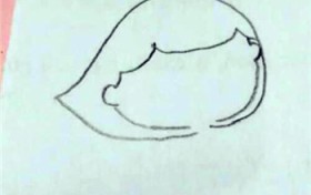 卡通小女生简笔画步骤？卡通人物女孩彩色简笔画怎么画？图3