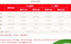 杭州社保全新缴费基数（杭州社保全新缴费基数多少钱）图2