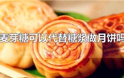 麦芽糖可以代替糖浆做月饼吗