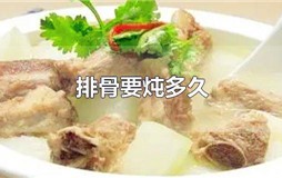 排骨要炖多久