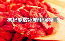 枸杞可不可以放冰箱冷藏？枸杞子可以放冰箱保存吗