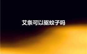 艾条可以驱蚊子吗（艾条能驱蚊吗）
