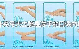 内外夹弓大立腕是洗手的口诀内是指