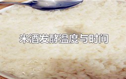 自制米酒的发酵时间和温度是多少